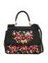 Small Knitted Floral Miss Sicily, front view